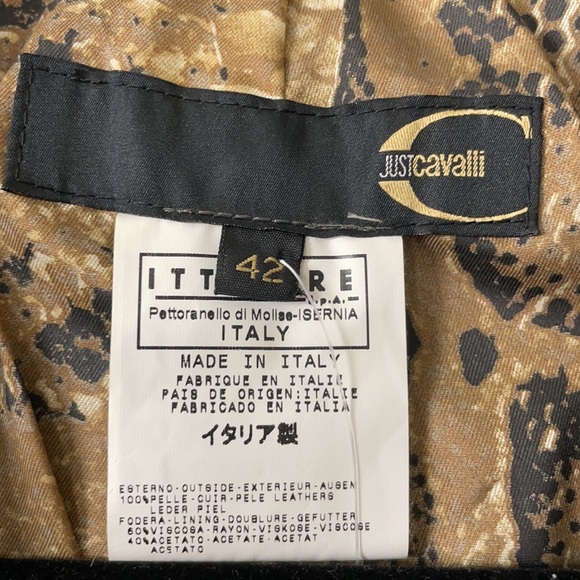 ROBERTO CAVALLI LEATHER JACKET 🔥 - Picture 7 of 7